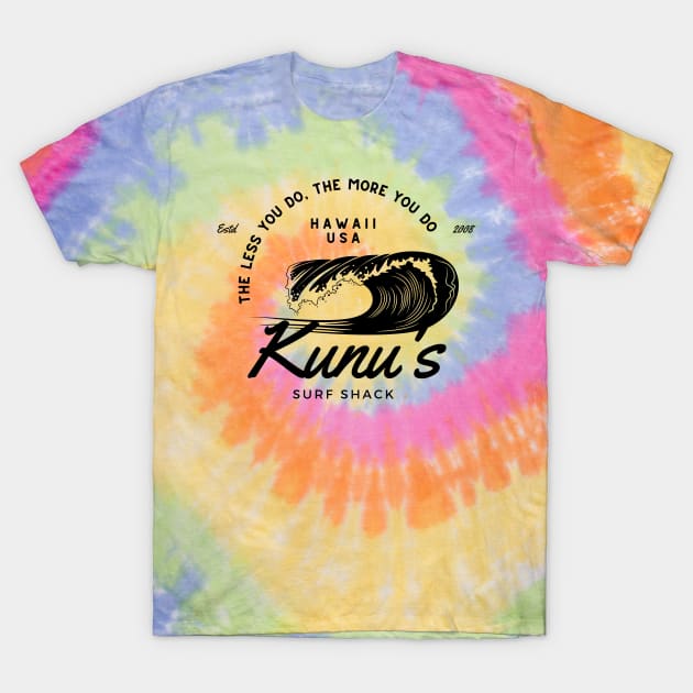 Kunu's Surf Shack blk T-Shirt by Nostalgia*Stuff